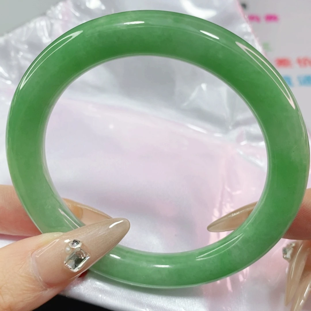 未镶嵌手镯翡翠石*57 圆条