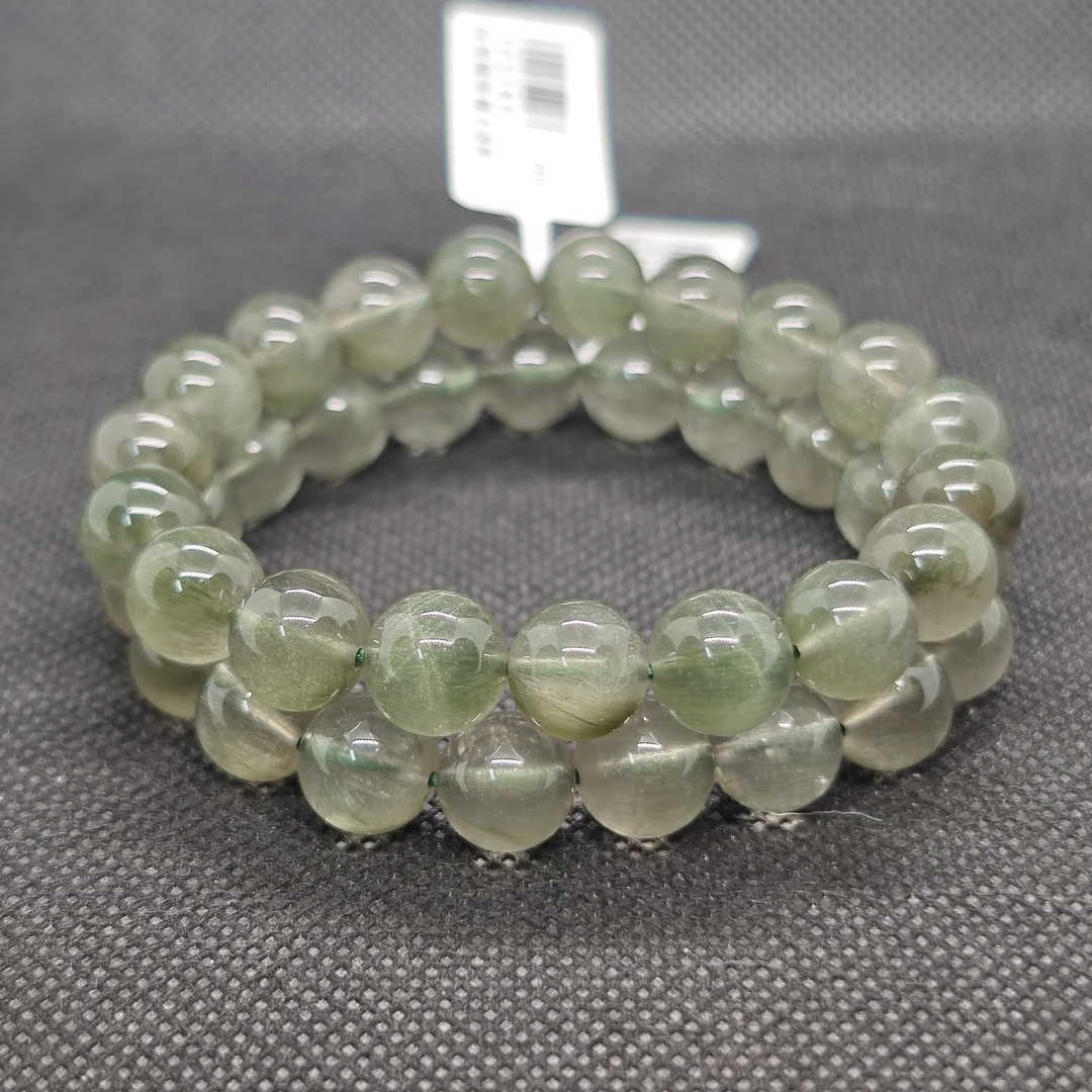 晶匠绿发晶手串10mm左右多样性发一  编号-JP37897