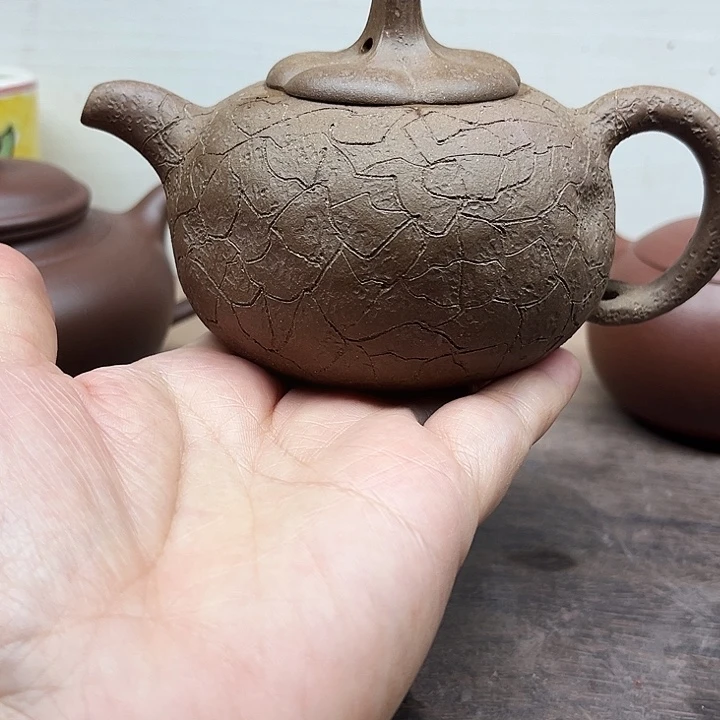 *****茶壶紫砂供春壶老段泥壶