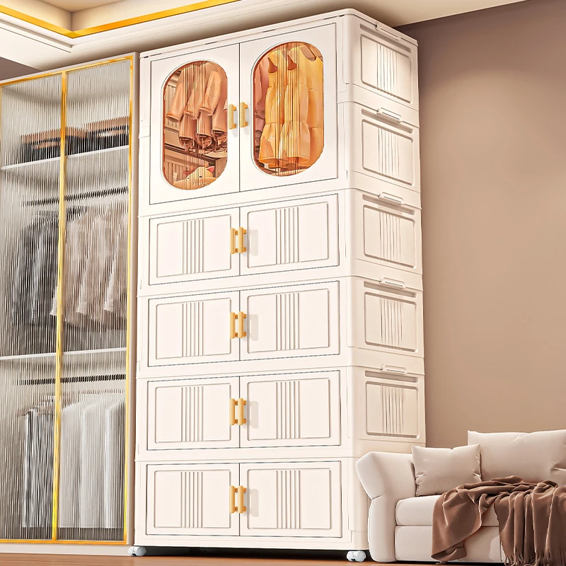 家用儿童衣柜收纳箱多层免安装收纳柜大容量储物柜置物柜整理柜子