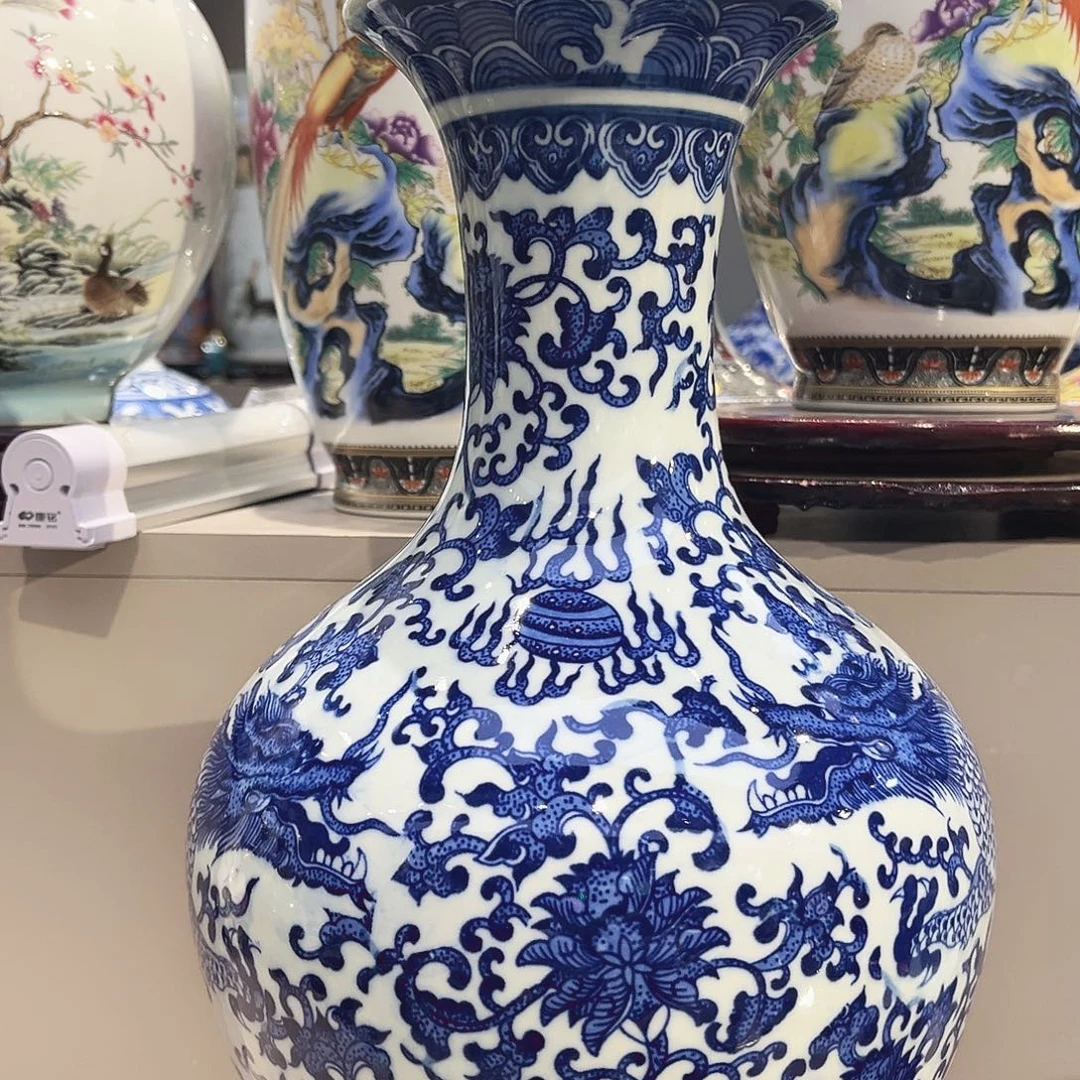 景德镇陶瓷花瓶32公分