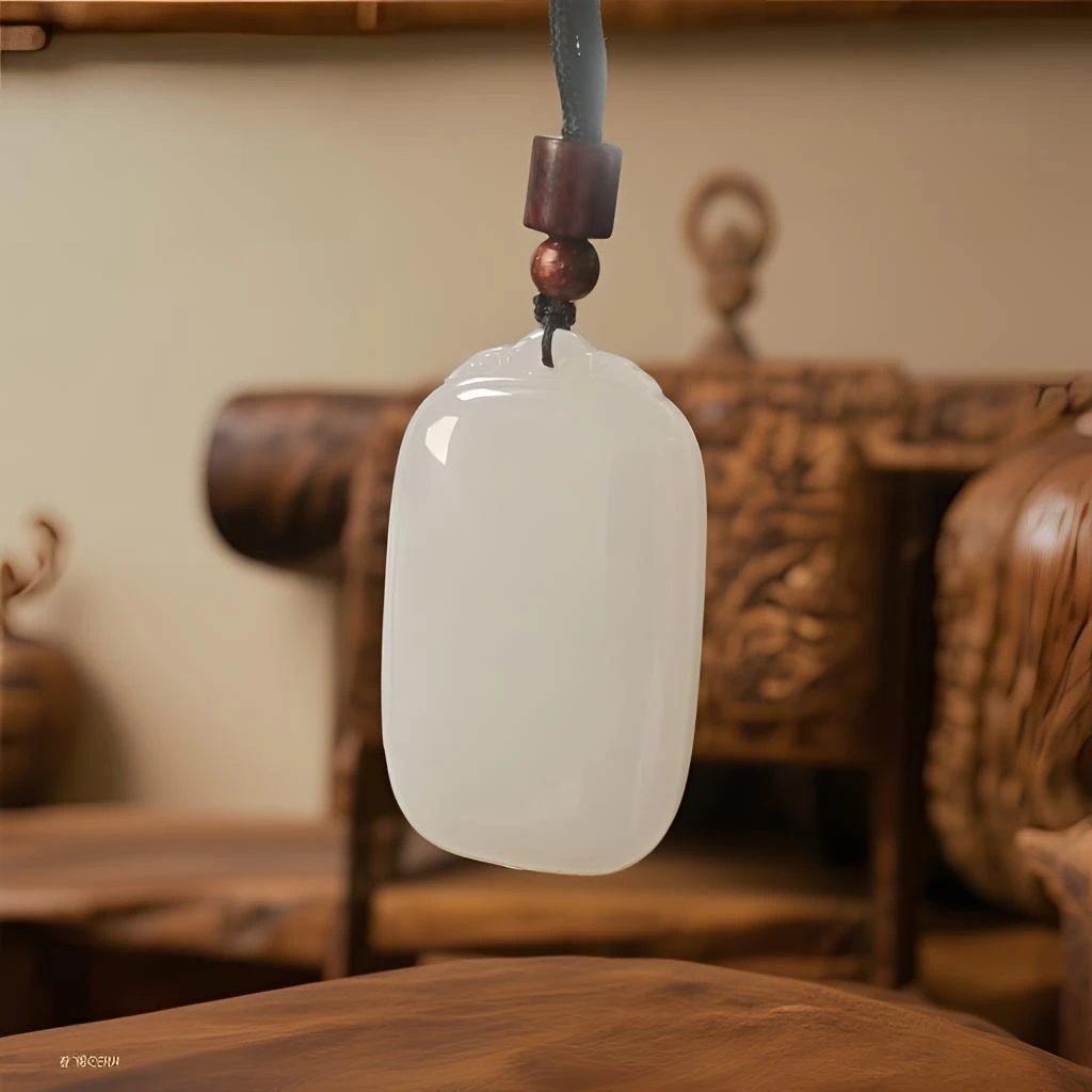 （直播间福利专拍）和田玉无事牌老熟油润细腻男女通用时尚百搭