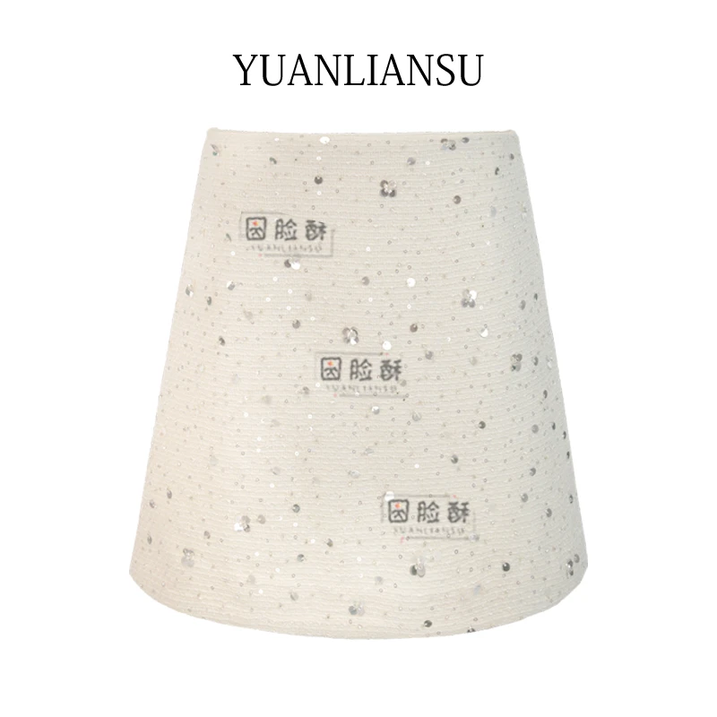 YUANLIANSU/圆脸酥【奶味甜心】时尚小香风百搭高腰显瘦亮片半身裙