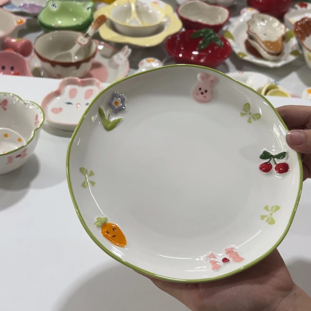 摆件高温陶瓷釉下彩正品