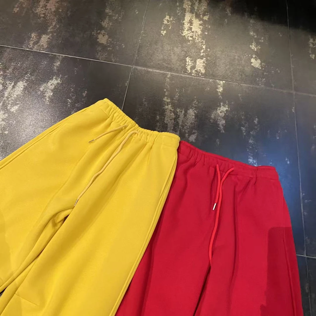 【优搭严选】时尚百搭设计款气质休闲纯色抽绳直筒裤825