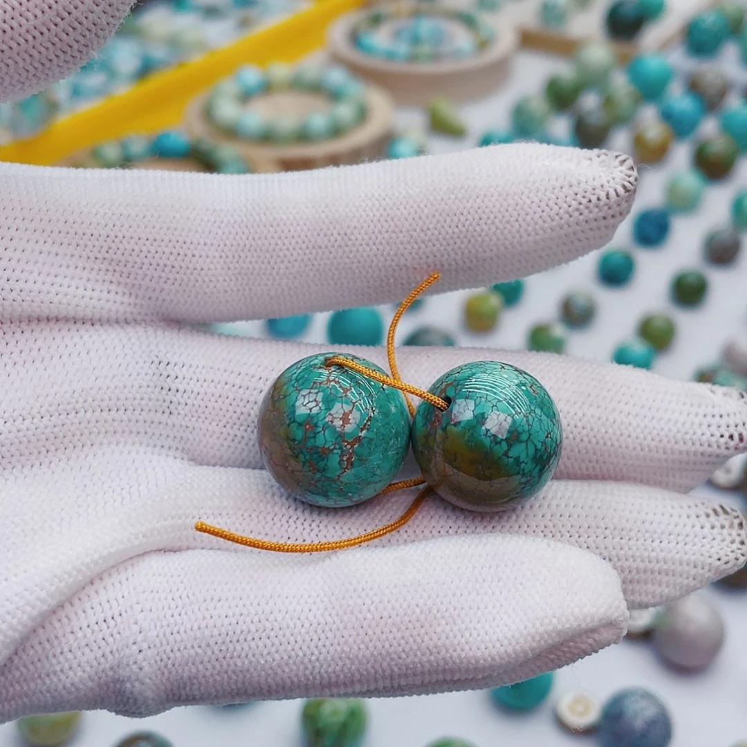 绿松石圆珠未镶嵌用****0