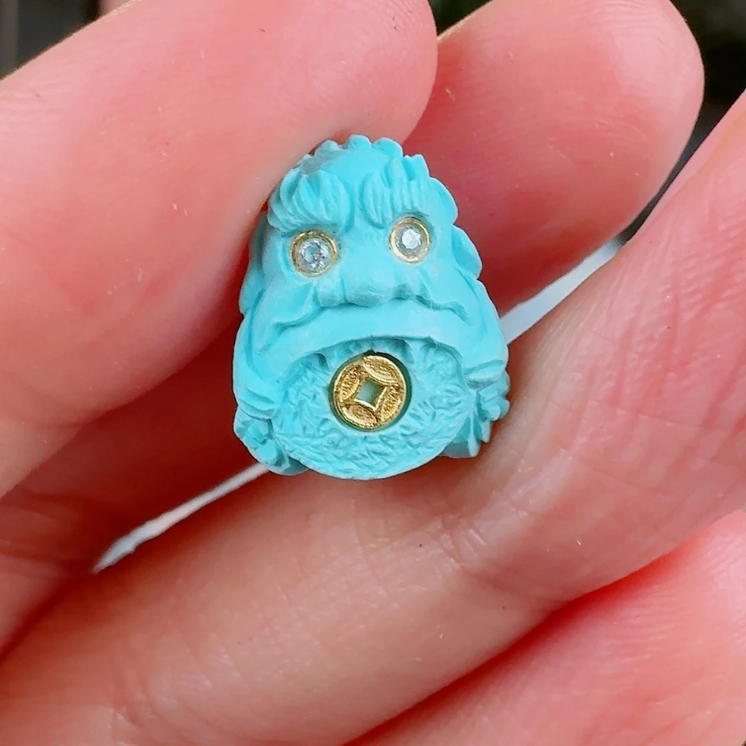 绿松石珠宝奇石未镶嵌