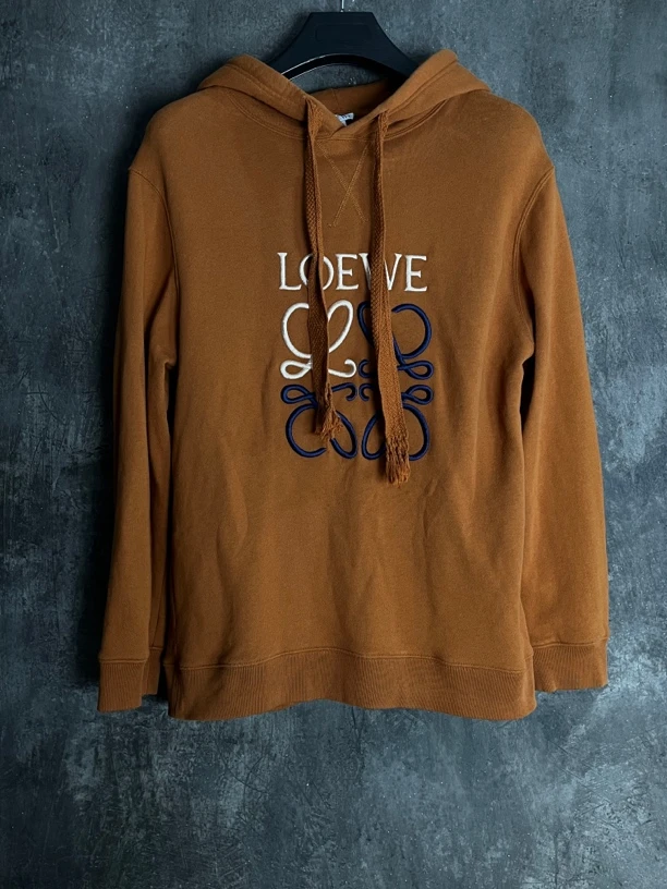 全新未使用 LOEWE/罗意威 L码*1/大logo连帽卫衣/01432