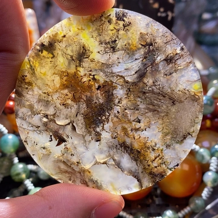 【闪购商品】玛瑙/玉髓颈饰未镶嵌娃*