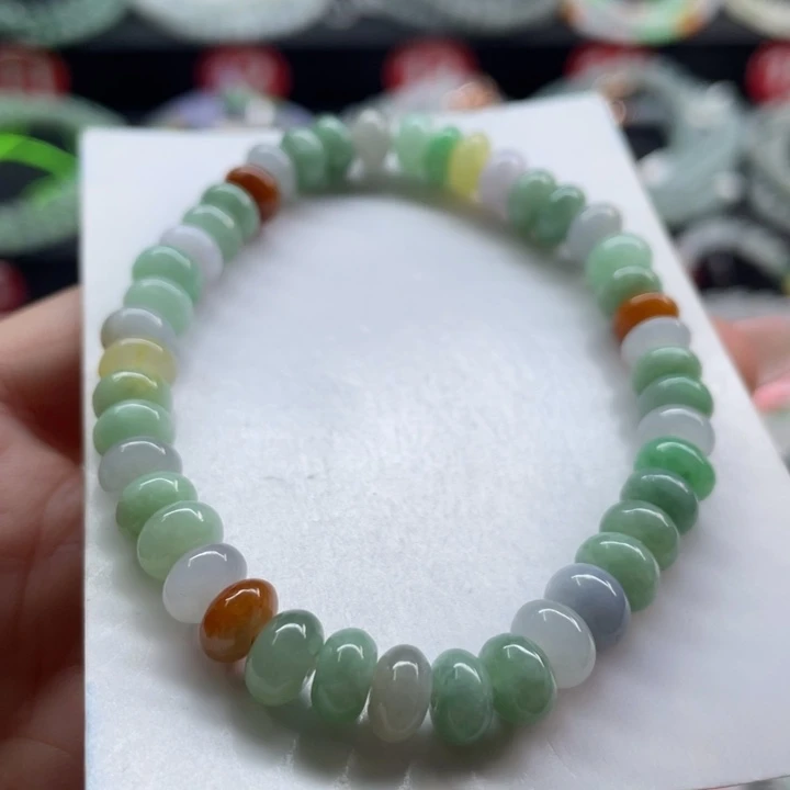 未镶嵌手链翡翠卡7清货