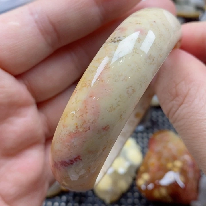 硅化珊瑚（珊瑚玉）颈饰未镶嵌