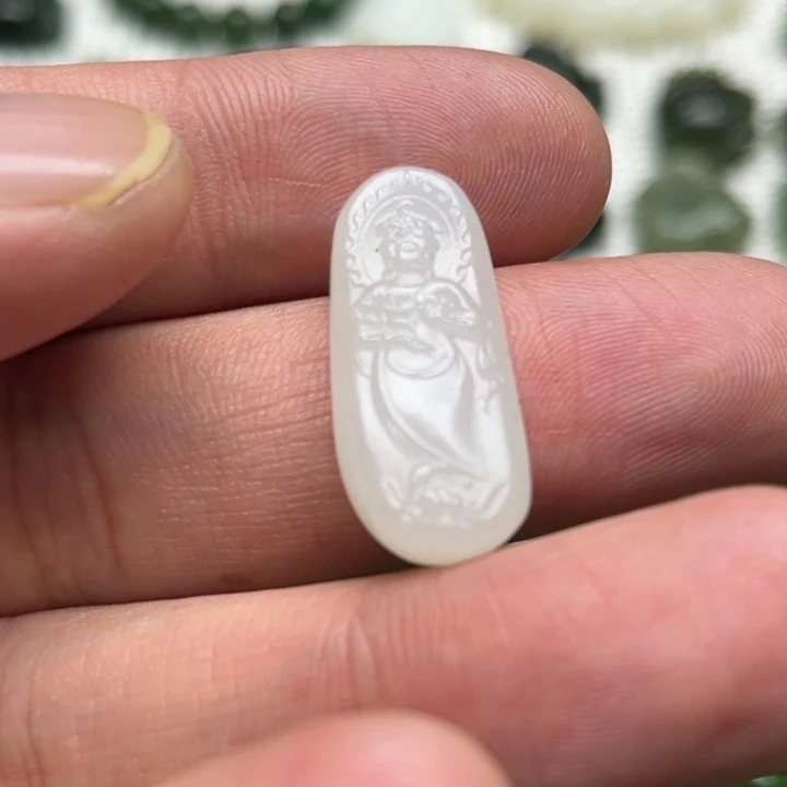 和田玉吊坠(不含链)未镶嵌