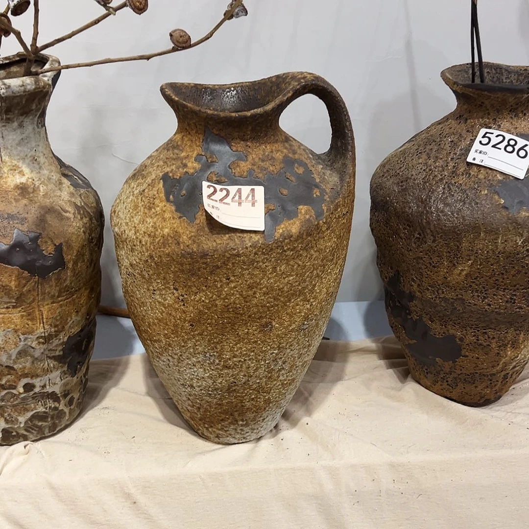 瓶2244高35口7陶瓷花瓶无孔