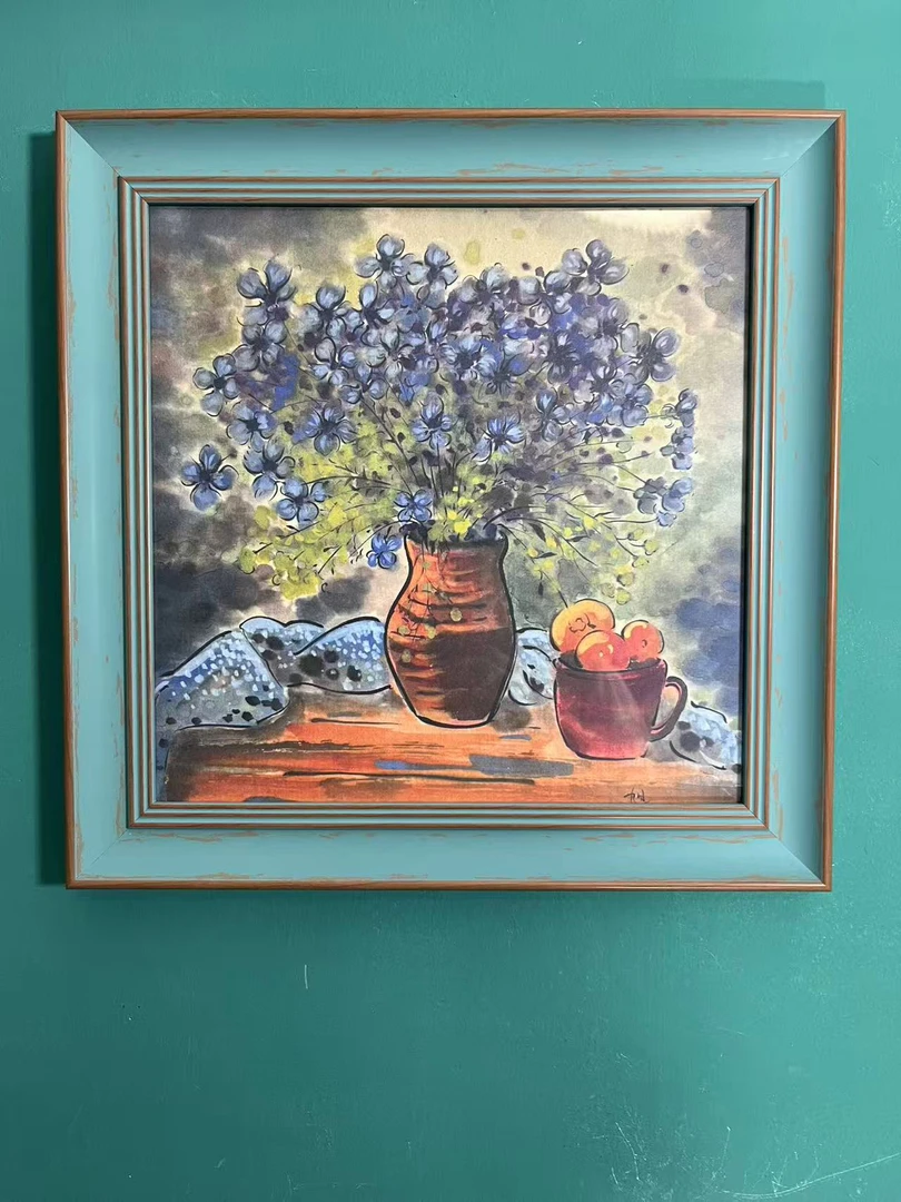 94.花卉题材 外框36*36cm 艺术微喷