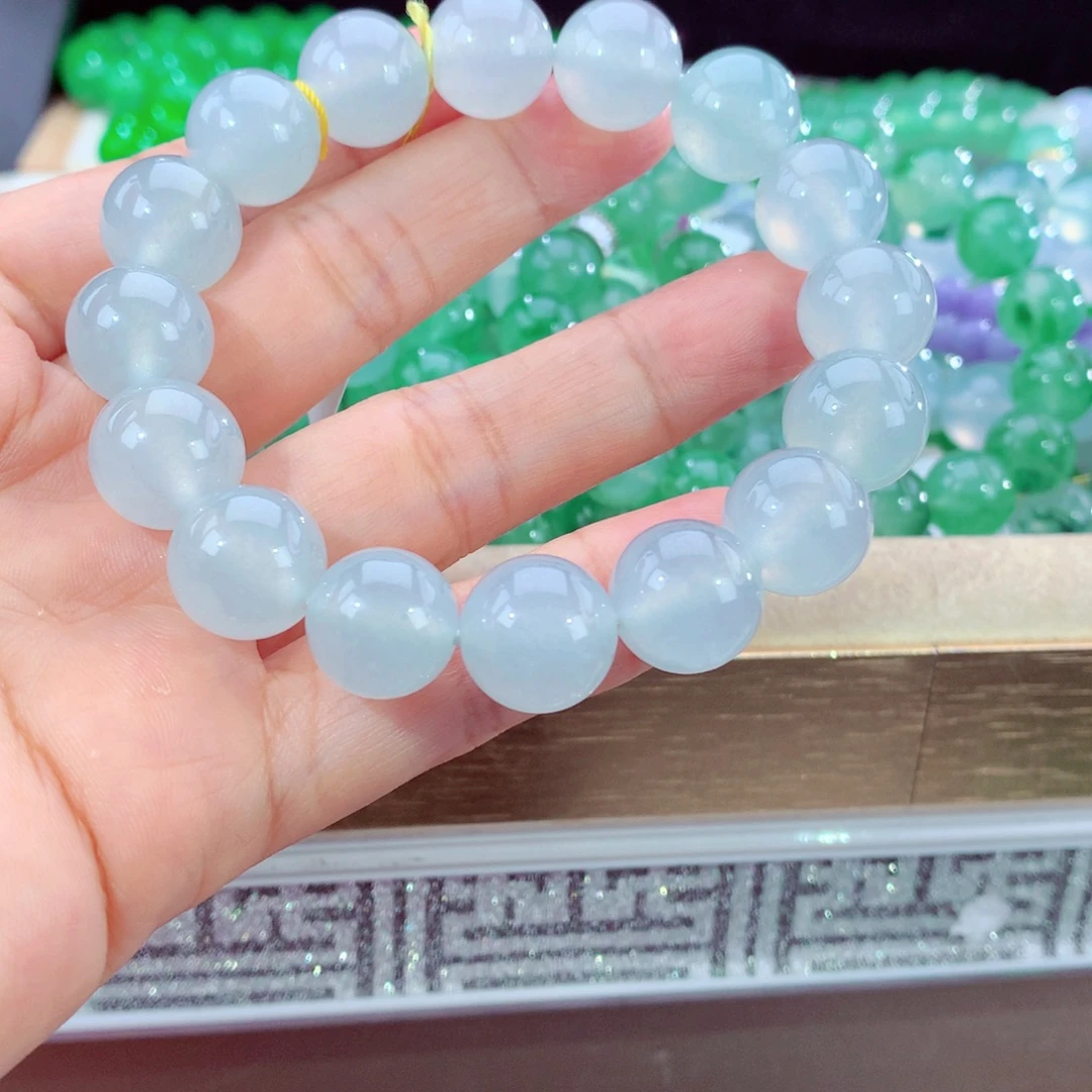 广***司未镶嵌手串翡翠天然缅甸翡翠