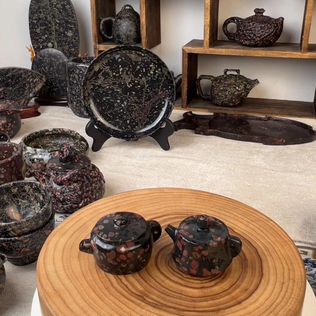 T***T梅花玉把把壶一套