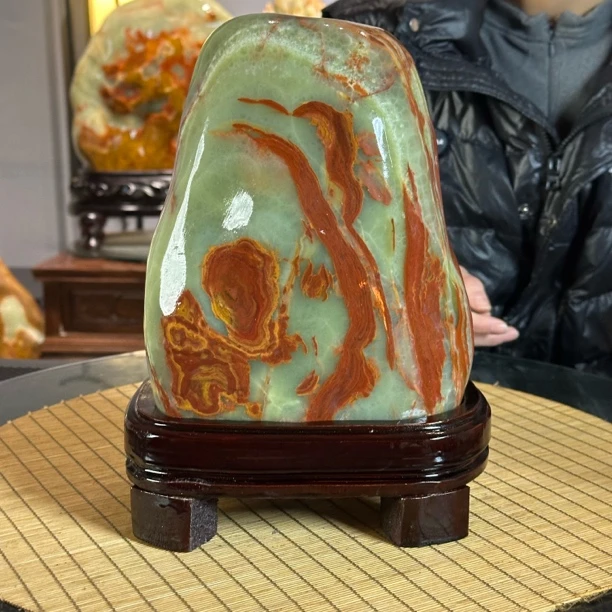 客厅玄关书房茶桌架文房雅器装饰品