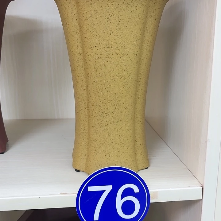 紫砂花盆普*特四方束腰满天星