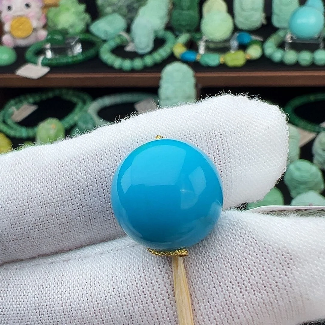 绿松石未镶嵌绿松石主播璐璐