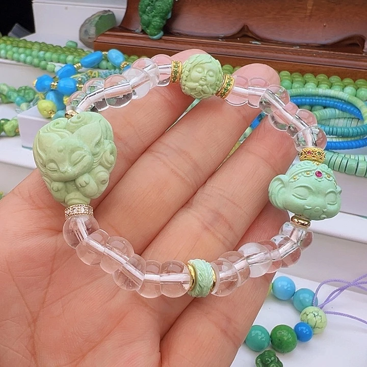 未镶嵌绿松石项链