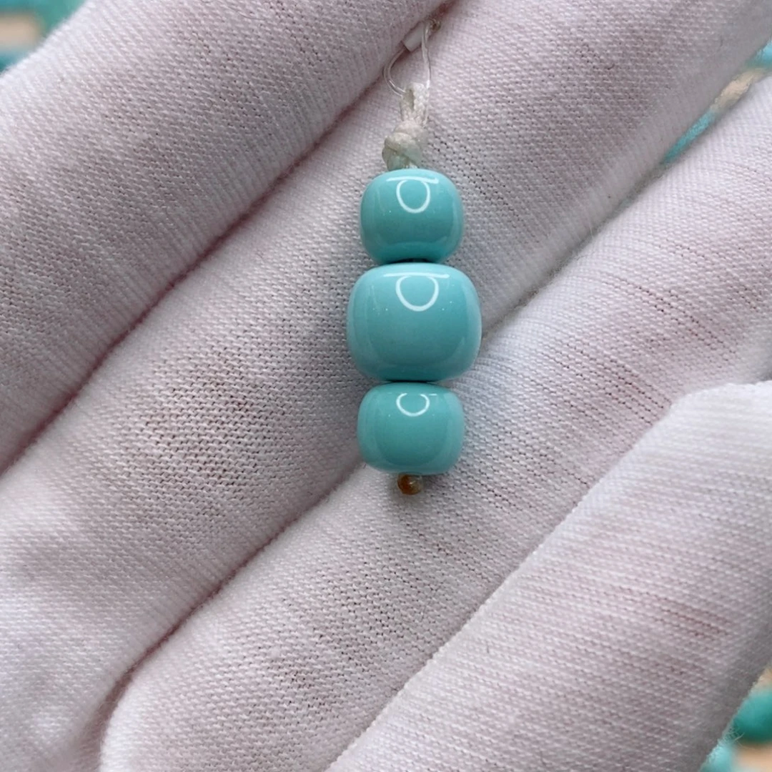 绿松石未镶嵌珠宝奇石7-9mm