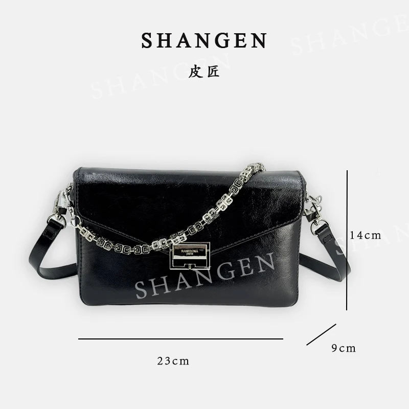 【尚恩CC】SK-62749-黑色-轻奢时尚女士新款单肩斜挎包