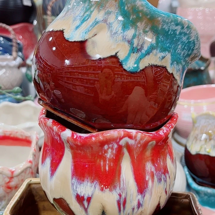 多肉陶瓷花盆满10元包邮