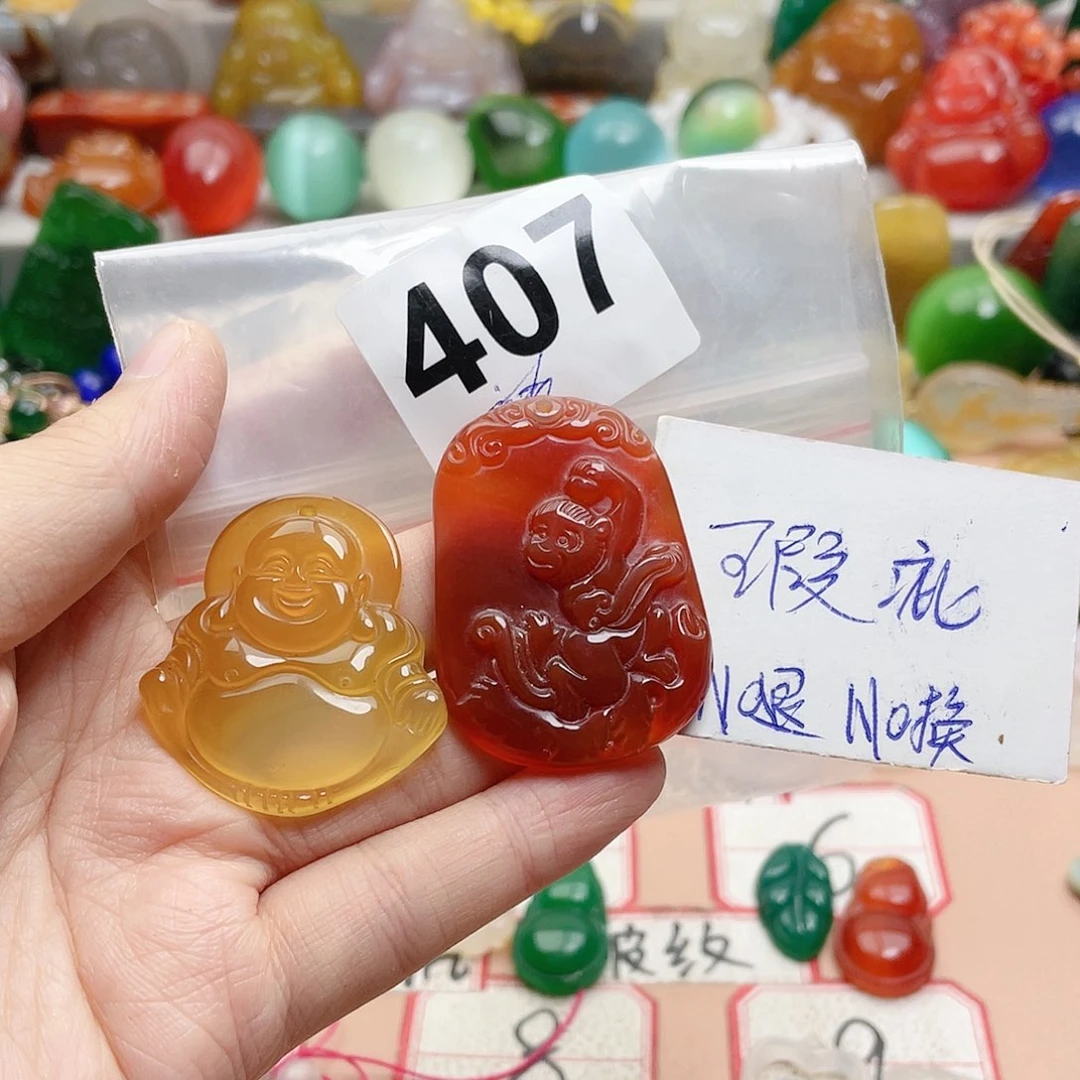 合金颈饰玛瑙/玉髓珊