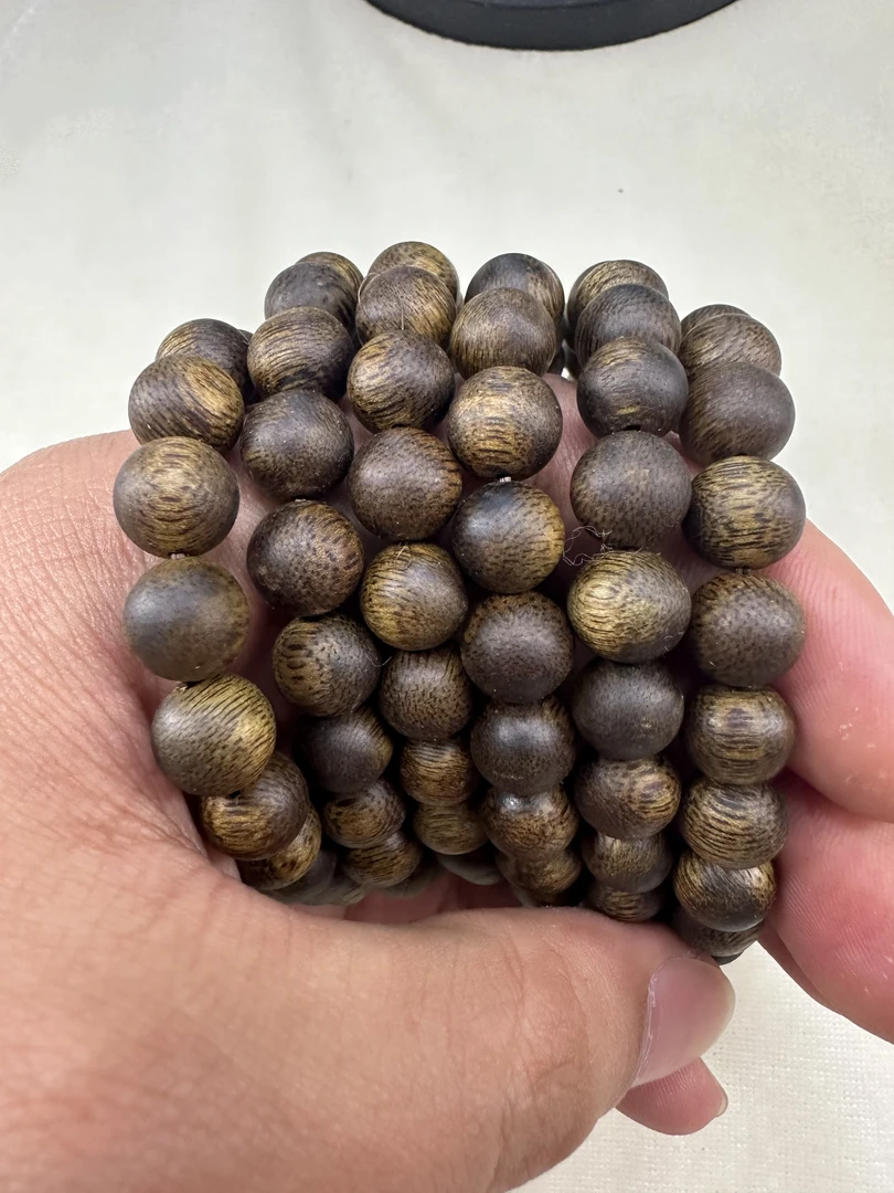 奇楠沉香 单圈圆珠 卡1.0 6克+ 多样性发一