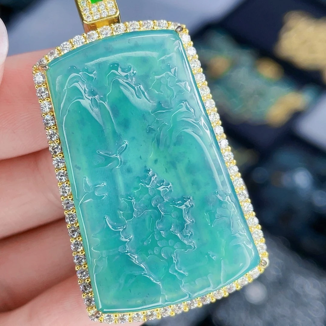 翡翠吊坠(不含链)未镶嵌