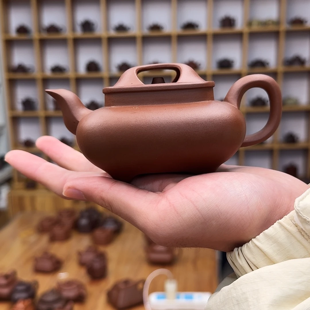 紫砂茶壶牛盖传炉260cc