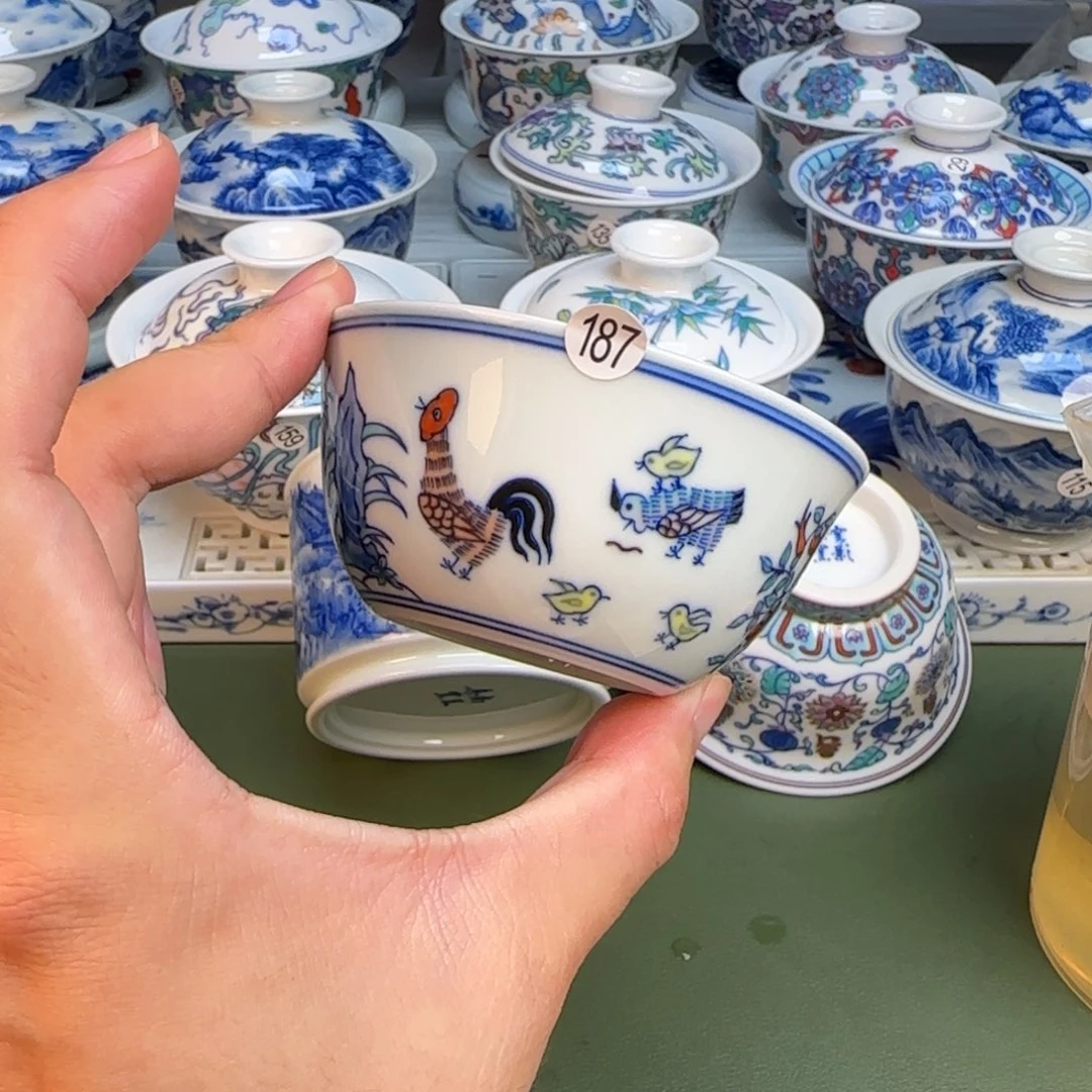 彦祖纯手工手绘茶具197