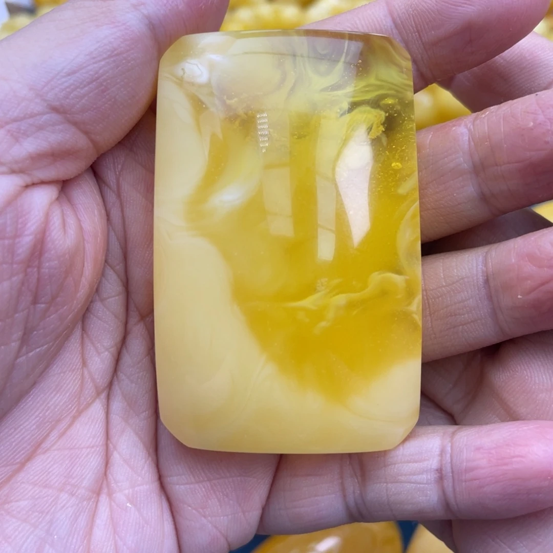 琥珀裸石未镶嵌琥珀蜜蜡