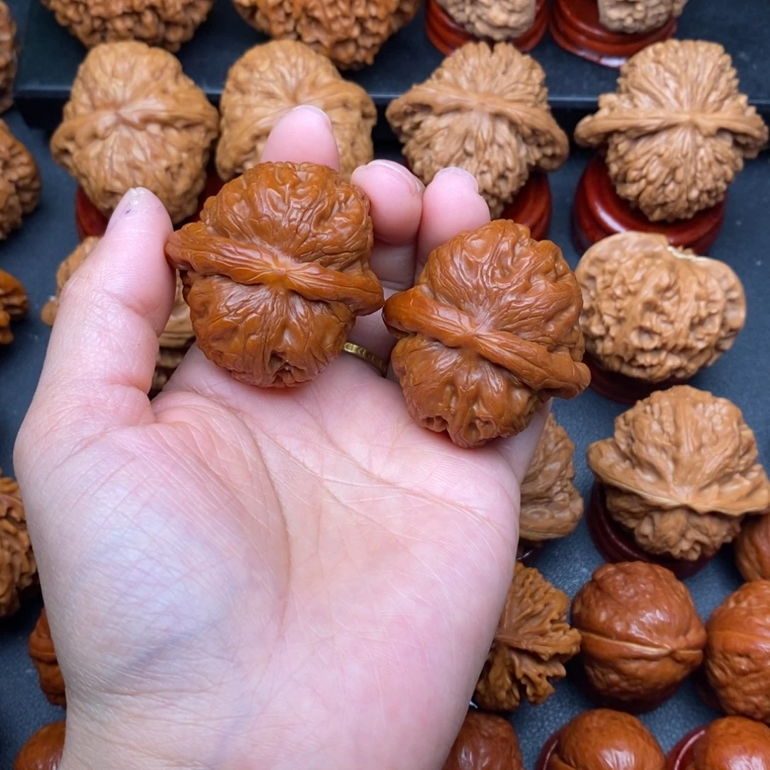 把件文玩核桃41平谷元宝