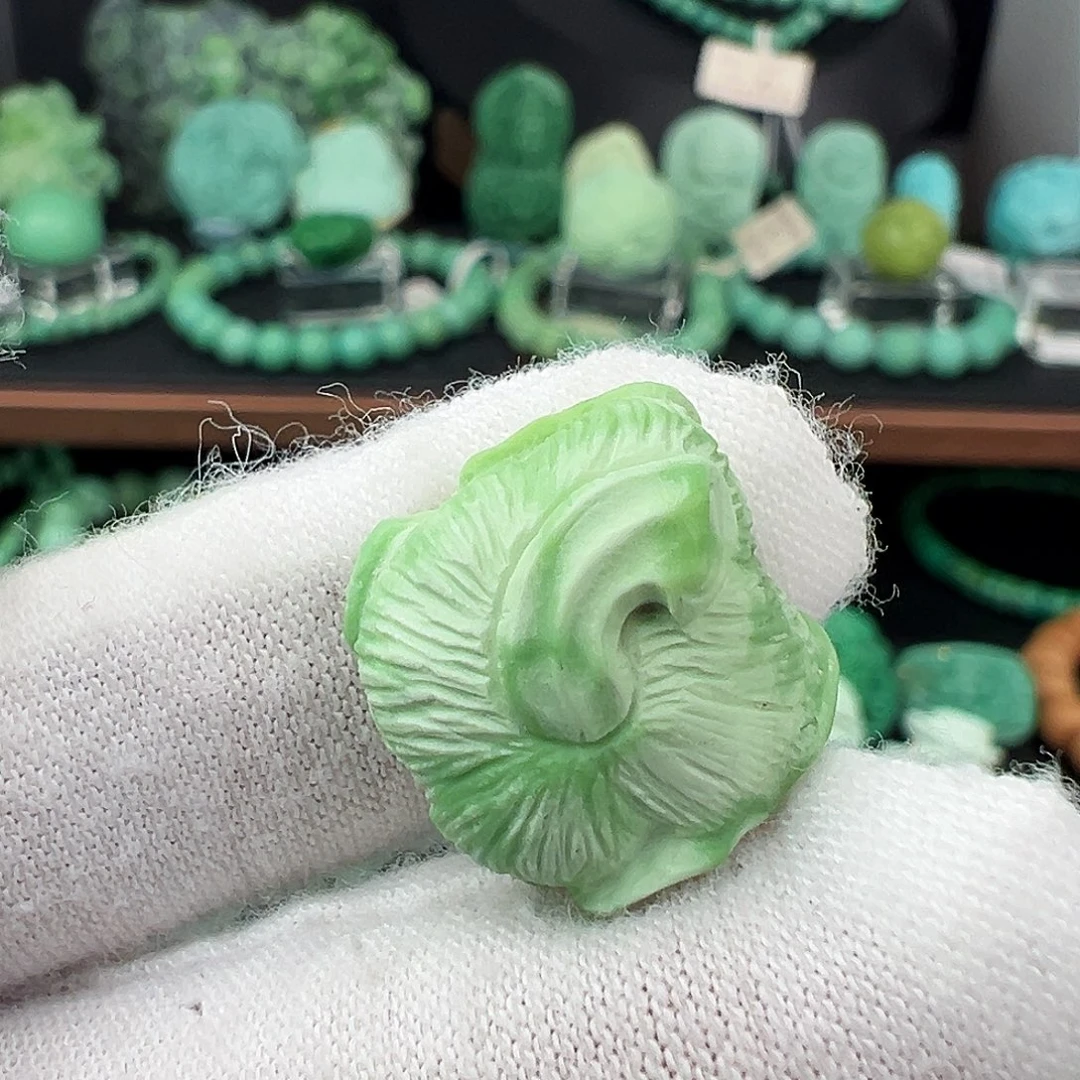 绿松石未镶嵌绿松石主播璐璐