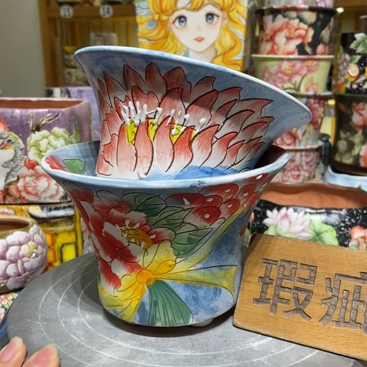 景德镇艺术手绘作品