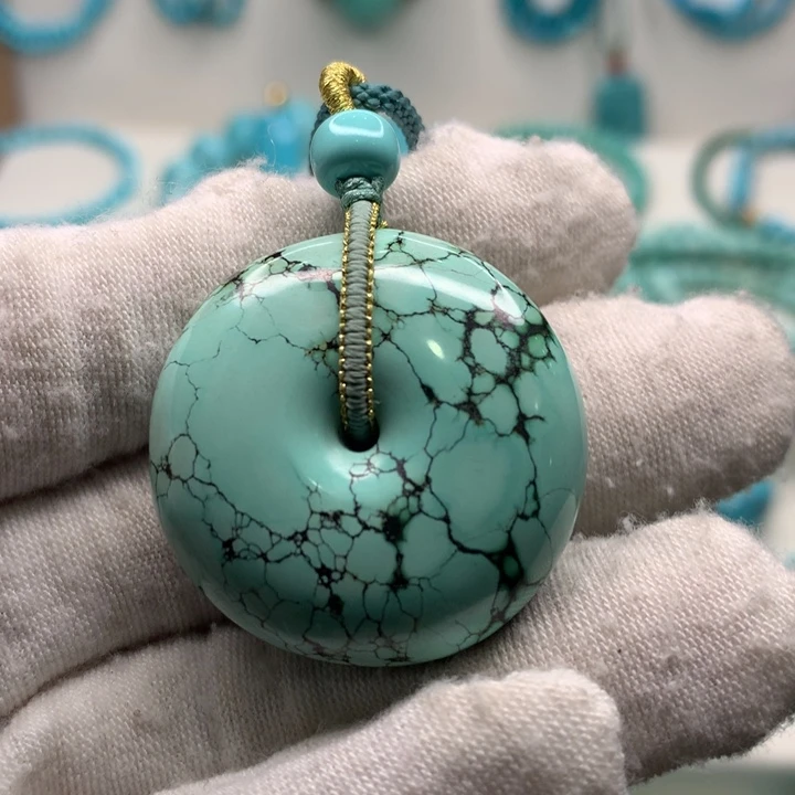 绿松石未镶嵌面包圈