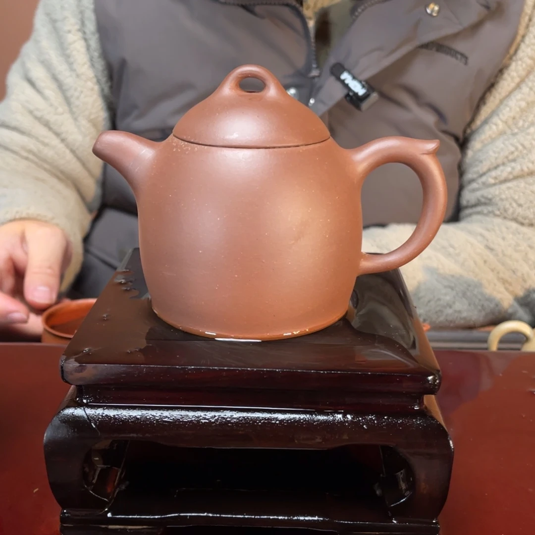 茶壶紫砂高端280cc紫泥秦权