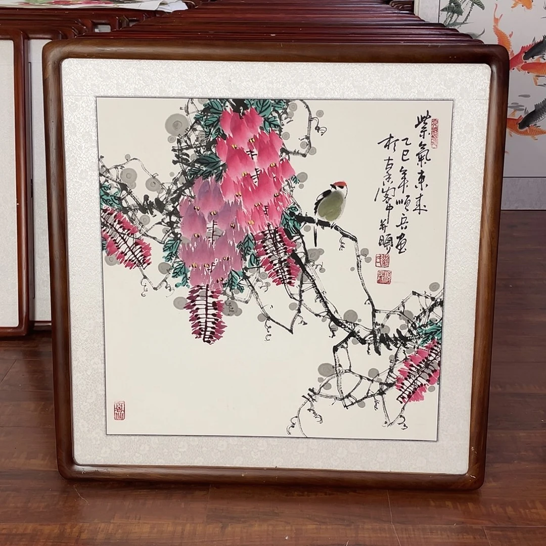 国画带框尺寸63*63厘米