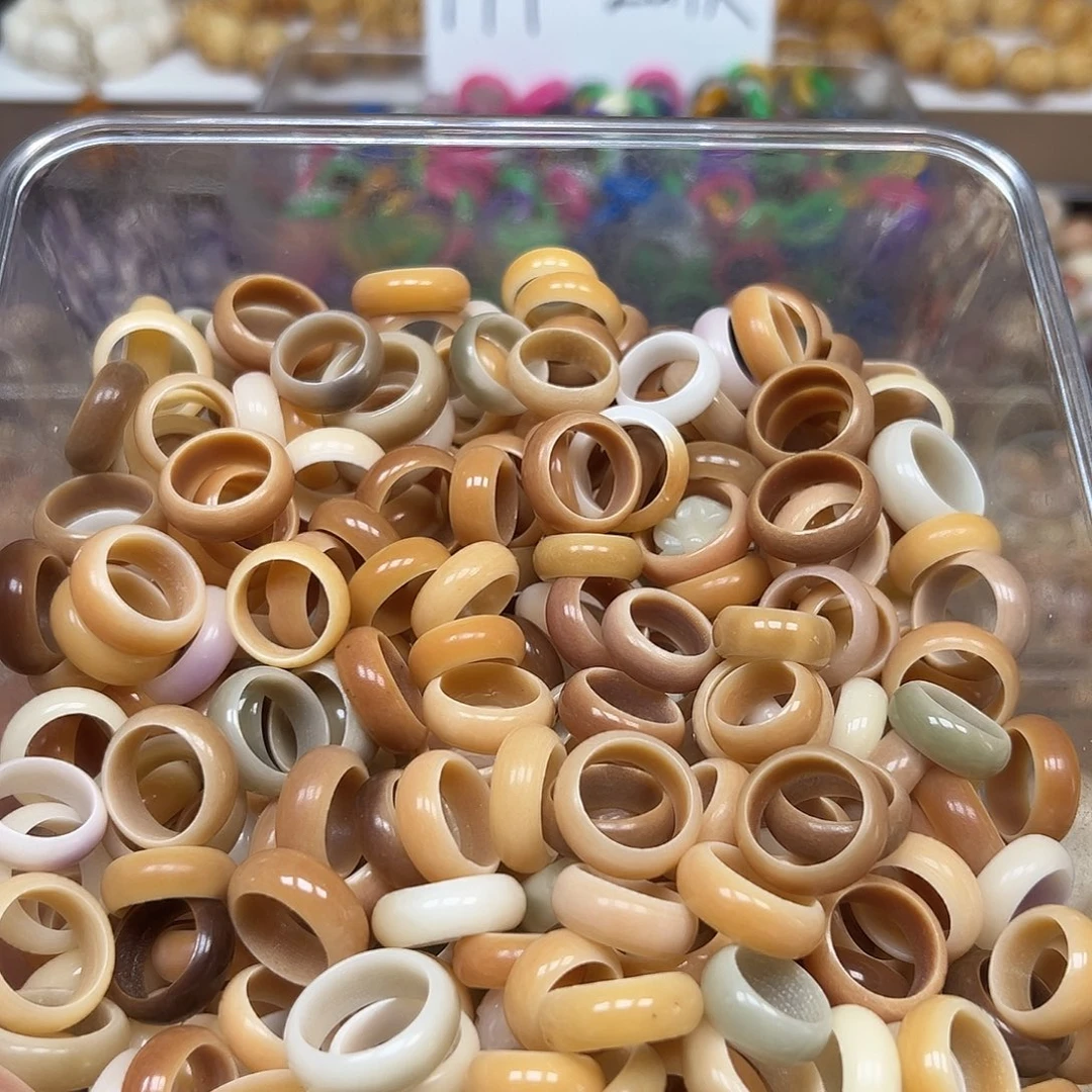 菩提根/象牙果手串微瑕跑环100颗
