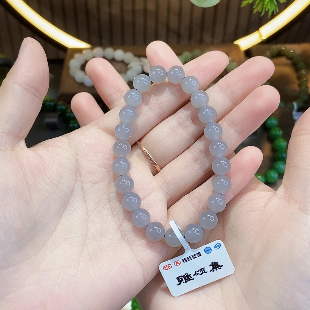 和田玉未镶嵌手串G1189