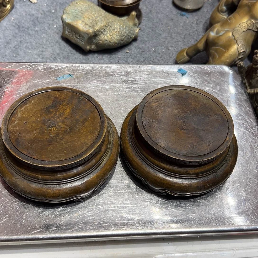 奋**源微瑕疵黄铜摆件工艺品