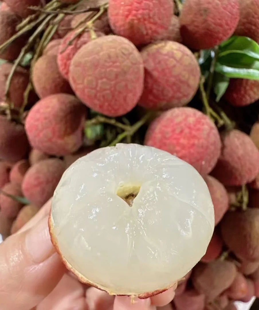 顺丰冷链包邮茂名高州黑叶荔枝大果五斤纯甜脆爽多汁