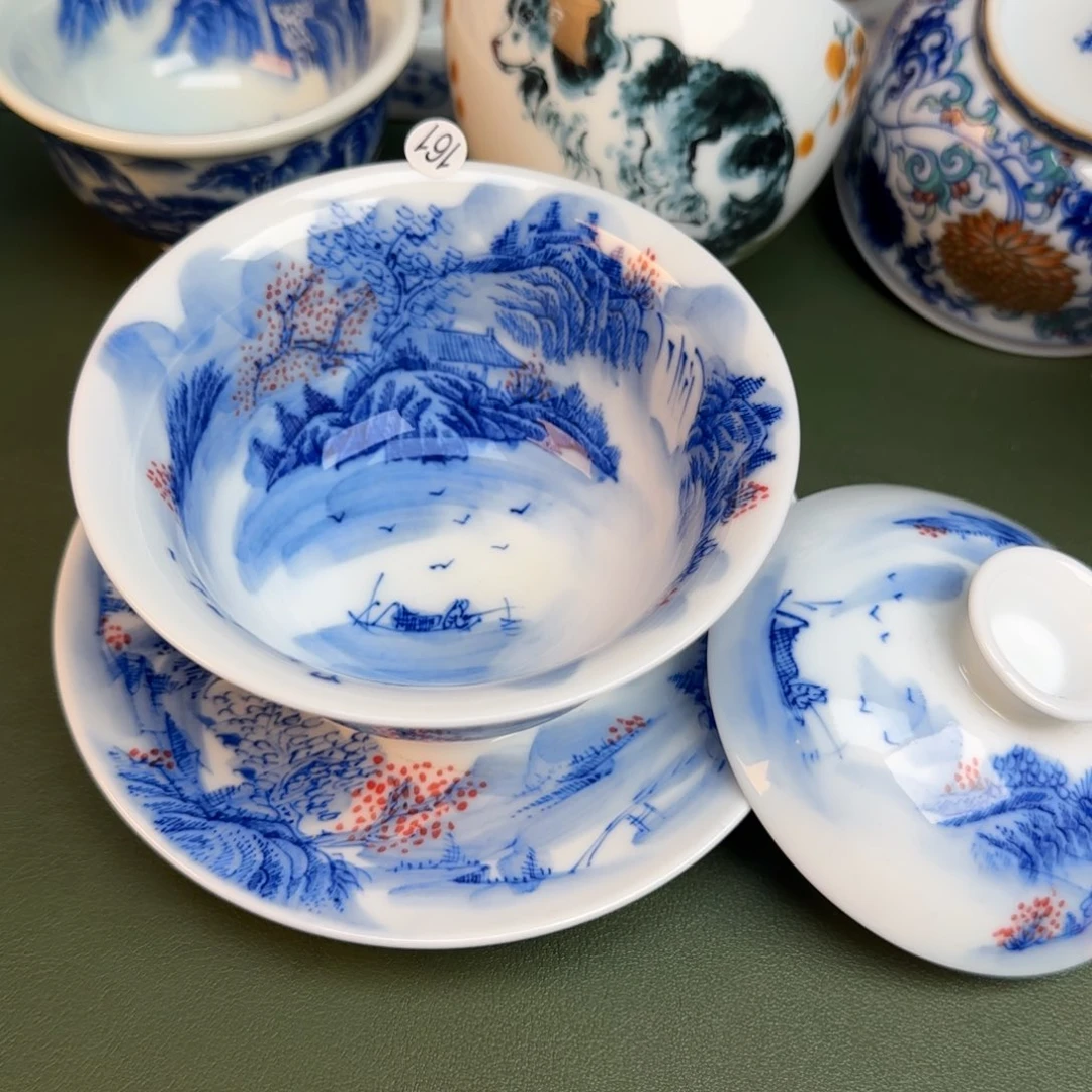 彦祖纯手工手绘茶具161