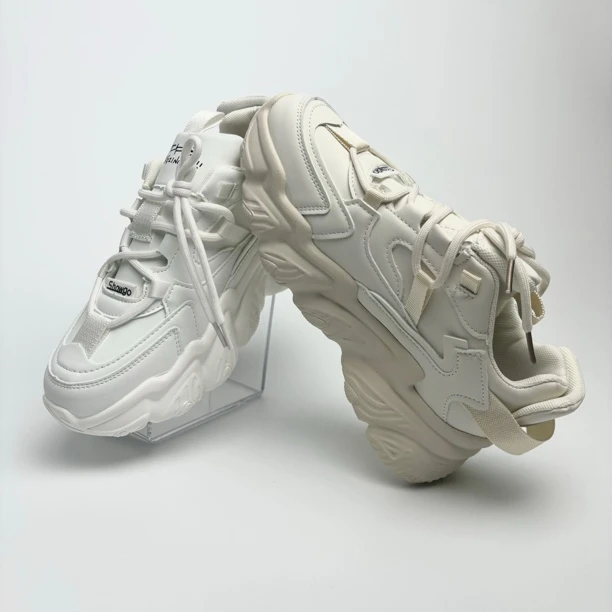 9029增高小白鞋女2025年新款厚底透气单鞋ins潮软底运动老爹鞋