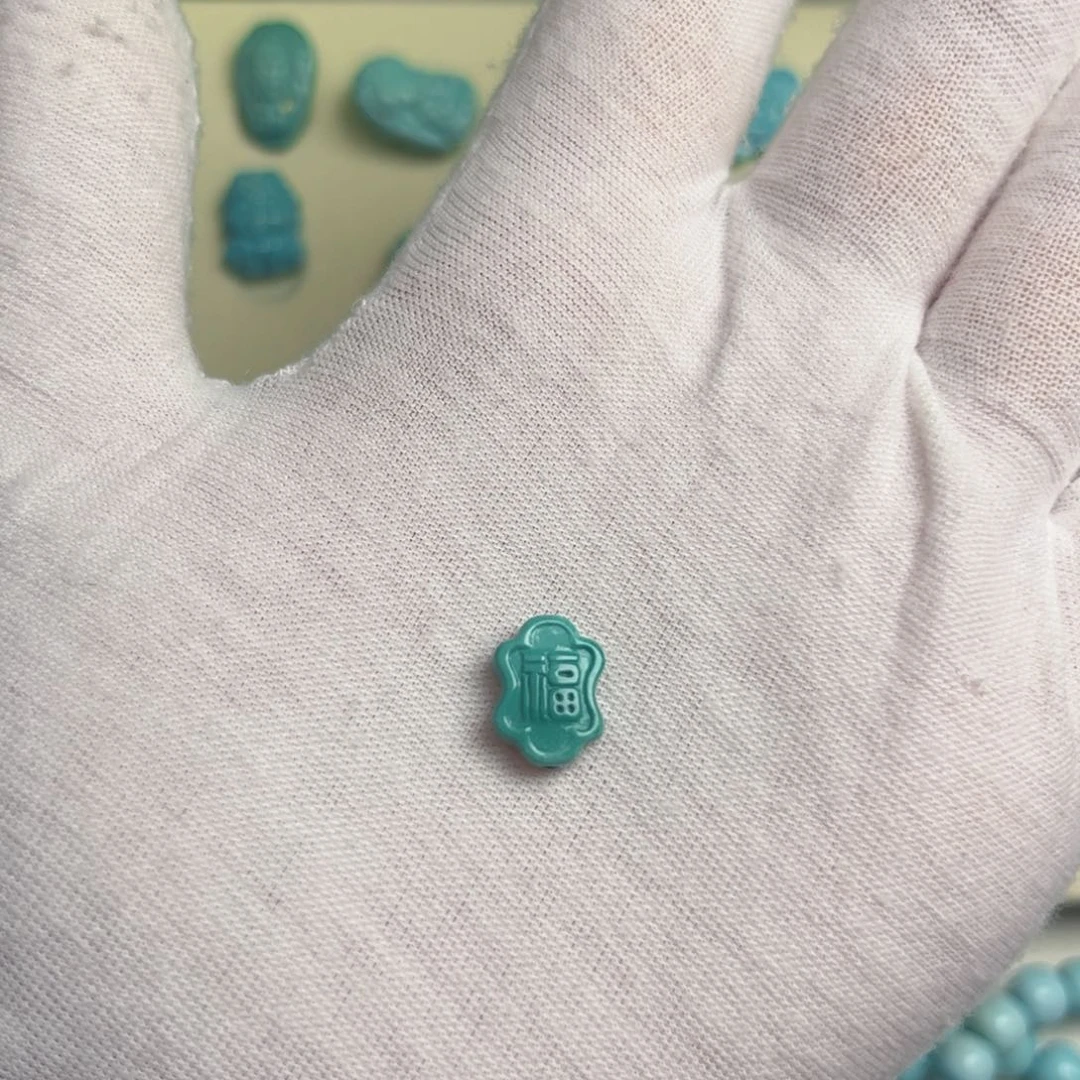 绿松石合金吊坠(不含链)