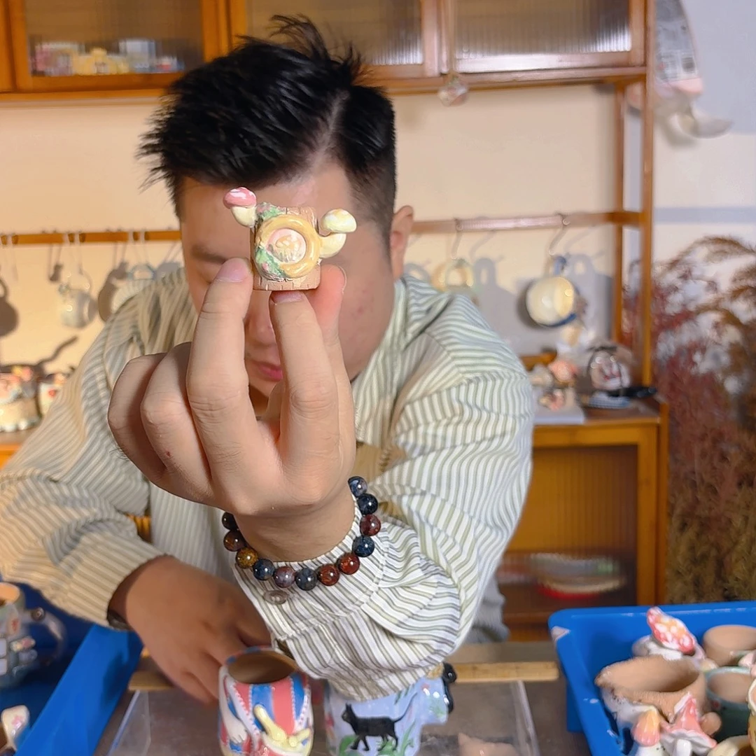 老梧家的手工多肉花盆