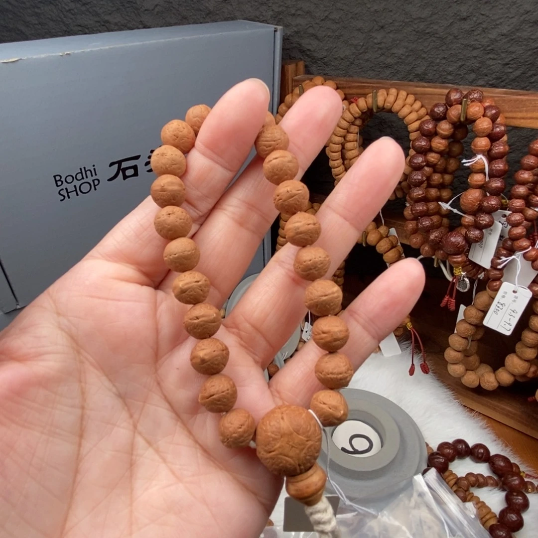 凤眼菩提手串st27，非实心10.5尺22颗
