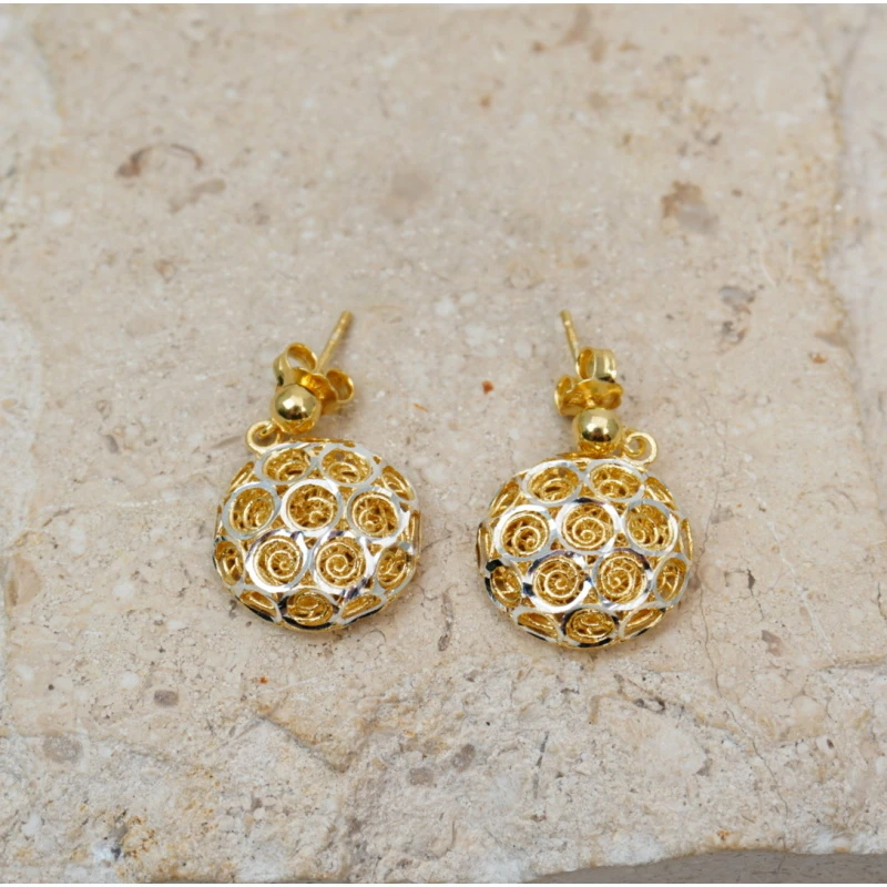 铜合金仿珍珠耳饰 铜合金 耳饰 阿雷佐 ALZ 21173