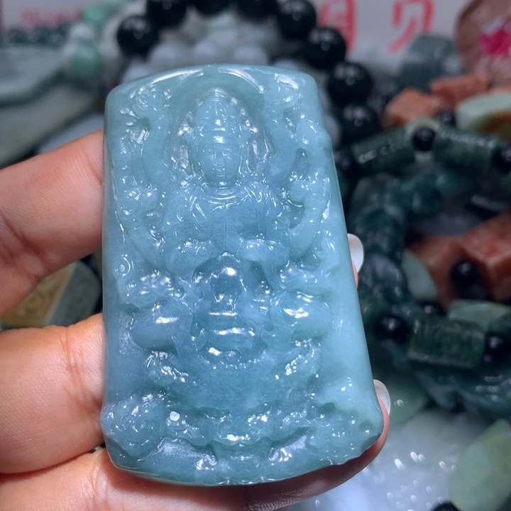 颈饰未镶嵌翡翠保真天然A货翡翠